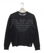 EMPORIO ARMANIエンポリオアルマーニ）の古着「厚手ニット」｜ブラック×グレー