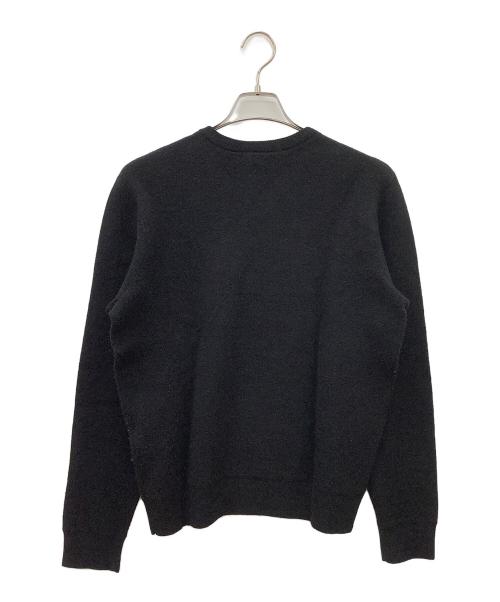 EMPORIO ARMANI（エンポリオ アルマーニ）EMPORIO ARMANI (エンポリオアルマーニ) 厚手ニット ブラック×グレー サイズ:Sの古着・服飾アイテム