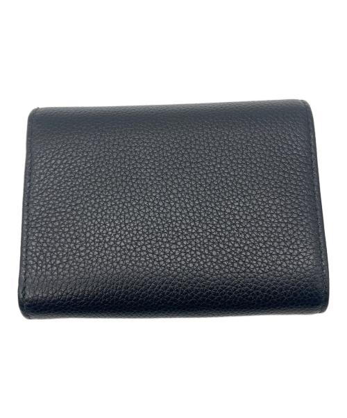 PRADA（プラダ）PRADA (プラダ) 3つ折り財布 ブラックの古着・服飾アイテム