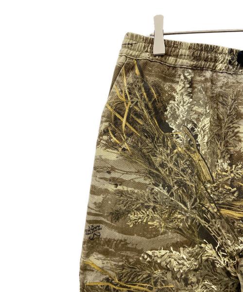 HUF（ハフ）HUF (ハフ) リアルツリーパンツ ブラウン×ベージュ サイズ:Lの古着・服飾アイテム