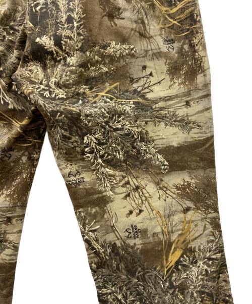 HUF（ハフ）HUF (ハフ) リアルツリーパンツ ブラウン×ベージュ サイズ:Lの古着・服飾アイテム