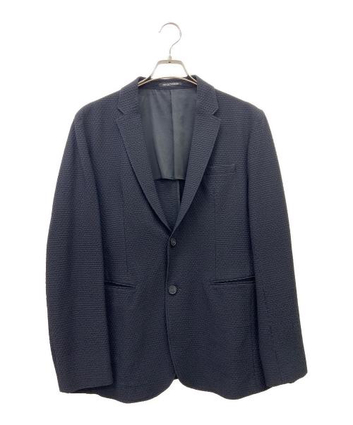 EMPORIO ARMANI（エンポリオアルマーニ）EMPORIO ARMANI (エンポリオアルマーニ) テーラードジャケット ブラック サイズ:50の古着・服飾アイテム
