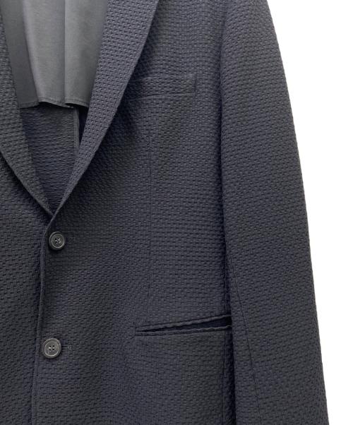 EMPORIO ARMANI（エンポリオアルマーニ）EMPORIO ARMANI (エンポリオアルマーニ) テーラードジャケット ブラック サイズ:50の古着・服飾アイテム