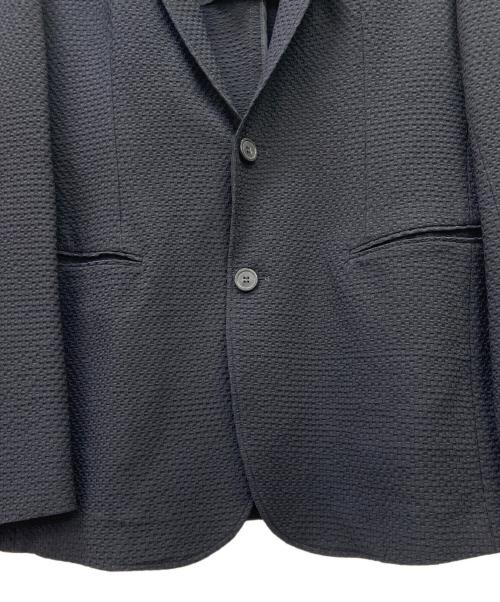 EMPORIO ARMANI（エンポリオアルマーニ）EMPORIO ARMANI (エンポリオアルマーニ) テーラードジャケット ブラック サイズ:50の古着・服飾アイテム