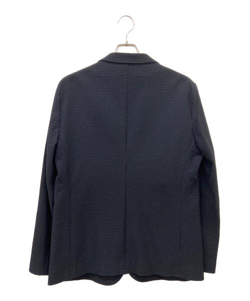 EMPORIO ARMANI（エンポリオアルマーニ）EMPORIO ARMANI (エンポリオアルマーニ) テーラードジャケット ブラック サイズ:50の古着・服飾アイテム