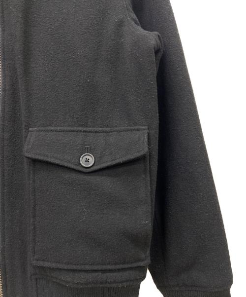 OLD NAVY（オールドネイビー）OLD NAVY (オールドネイビー) ウールA2フライトジャケット ブラック サイズ:Lの古着・服飾アイテム