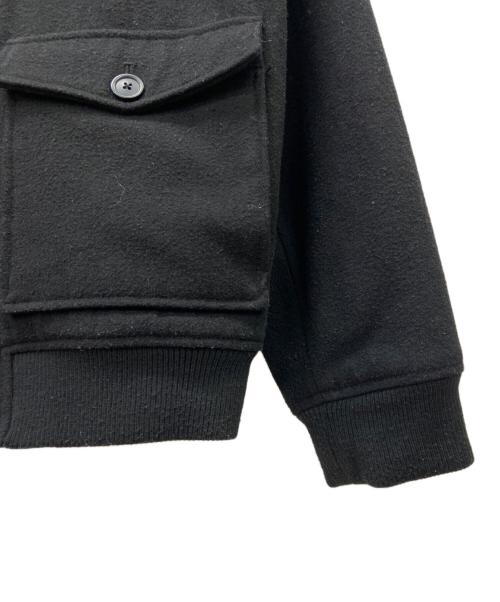 OLD NAVY（オールドネイビー）OLD NAVY (オールドネイビー) ウールA2フライトジャケット ブラック サイズ:Lの古着・服飾アイテム