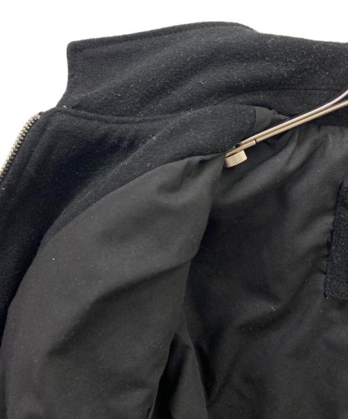 OLD NAVY（オールドネイビー）OLD NAVY (オールドネイビー) ウールA2フライトジャケット ブラック サイズ:Lの古着・服飾アイテム