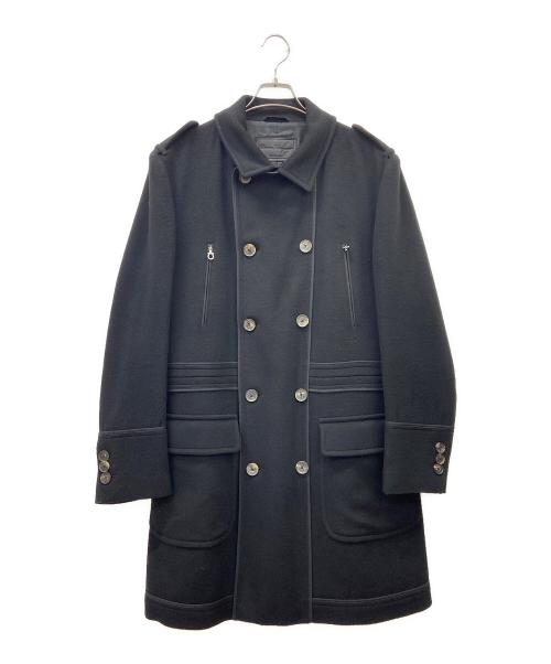 Salvatore Ferragamo（サルヴァトーレ フェラガモ）Salvatore Ferragamo (サルヴァトーレ フェラガモ) ウールコート ブラック サイズ:52の古着・服飾アイテム