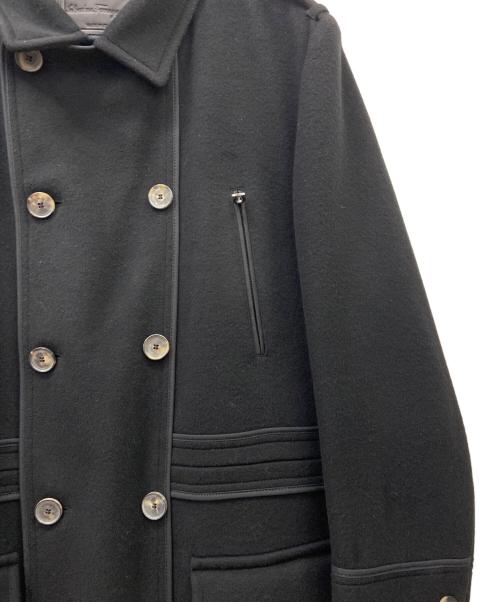 Salvatore Ferragamo（サルヴァトーレ フェラガモ）Salvatore Ferragamo (サルヴァトーレ フェラガモ) ウールコート ブラック サイズ:52の古着・服飾アイテム