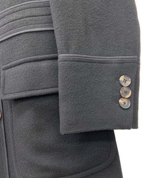 Salvatore Ferragamo（サルヴァトーレ フェラガモ）Salvatore Ferragamo (サルヴァトーレ フェラガモ) ウールコート ブラック サイズ:52の古着・服飾アイテム