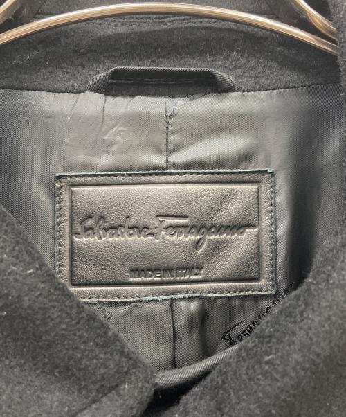 Salvatore Ferragamo（サルヴァトーレ フェラガモ）Salvatore Ferragamo (サルヴァトーレ フェラガモ) ウールコート ブラック サイズ:52の古着・服飾アイテム
