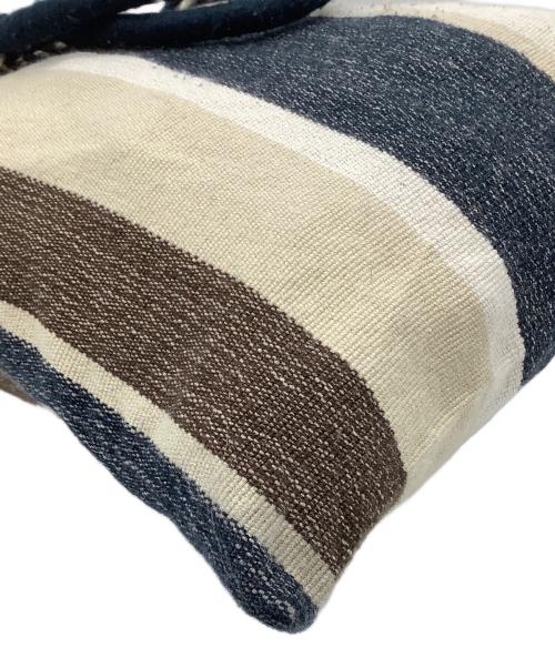 MARNI（マルニ）MARNI (マルニ) MARKET HAMMOCK BAG アイボリー×ブルーの古着・服飾アイテム