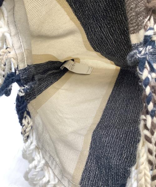 MARNI（マルニ）MARNI (マルニ) MARKET HAMMOCK BAG アイボリー×ブルーの古着・服飾アイテム