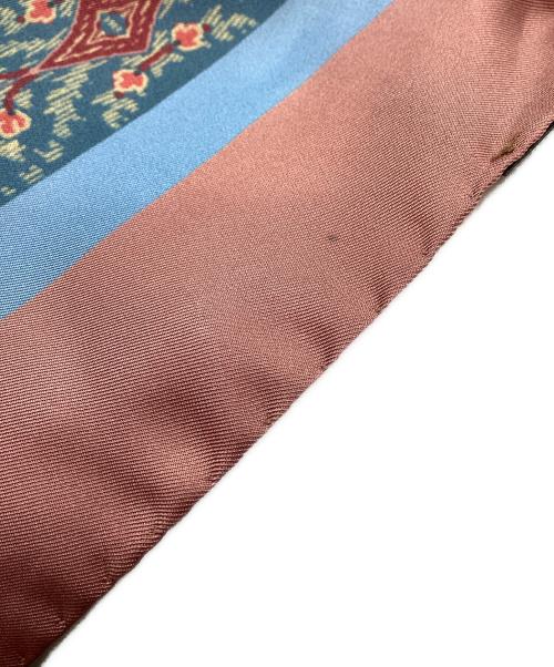 ETRO（エトロ）ETRO (エトロ) ETRO　エンジニアードプリント　シルクスカーフの古着・服飾アイテム