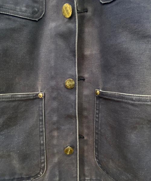 Carhartt WIP（カーハート ワーク イン プログレス）CARHARTT WIP (カーハート ワークインプログレス) カバーオール ネイビー サイズ:Sの古着・服飾アイテム
