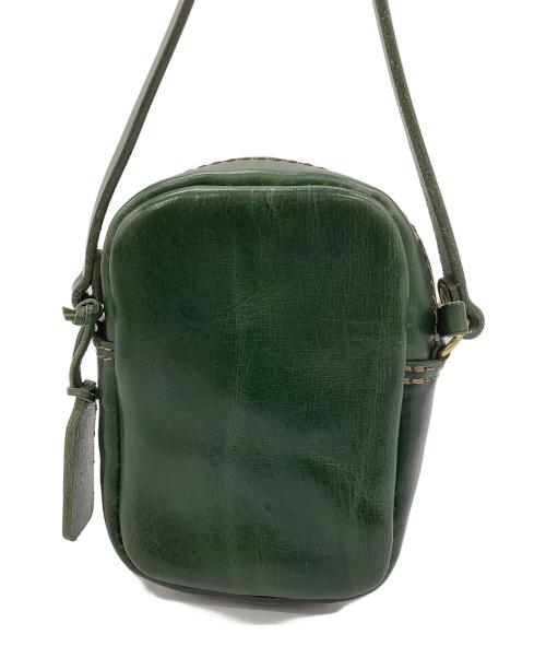 analogico（アナロジコ）analogico (アナロジコ) ポケットミドルショルダーバッグ オリーブの古着・服飾アイテム