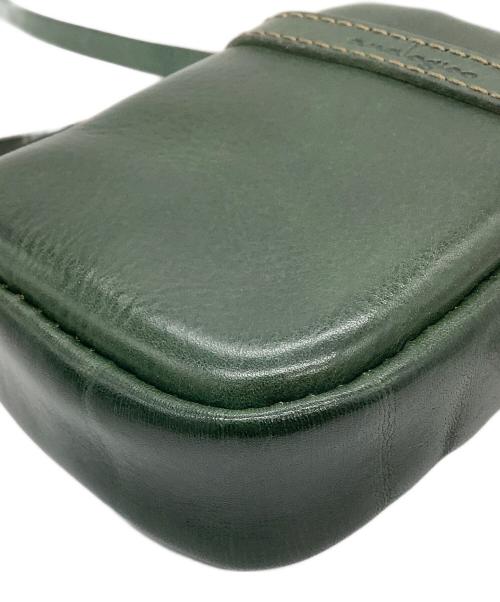 analogico（アナロジコ）analogico (アナロジコ) ポケットミドルショルダーバッグ オリーブの古着・服飾アイテム