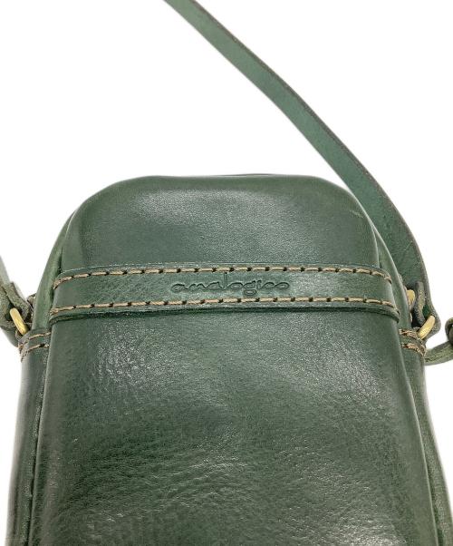 analogico（アナロジコ）analogico (アナロジコ) ポケットミドルショルダーバッグ オリーブの古着・服飾アイテム