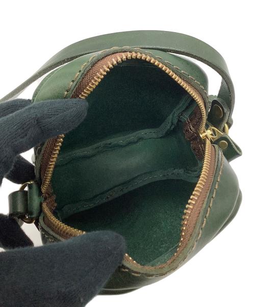 analogico（アナロジコ）analogico (アナロジコ) ポケットミドルショルダーバッグ オリーブの古着・服飾アイテム