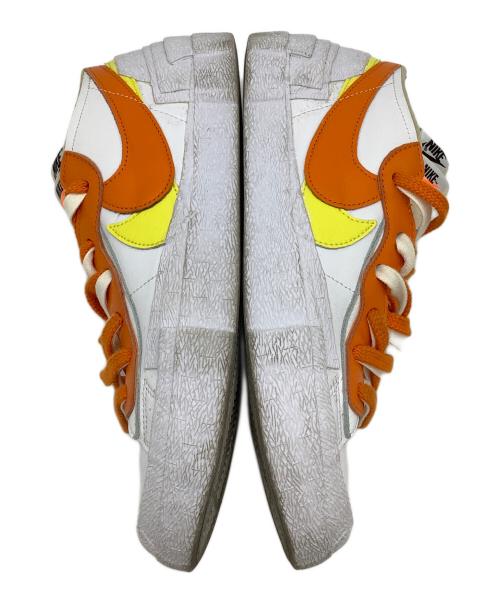 NIKE（ナイキ）NIKE (ナイキ) sacai (サカイ) ブレーザー ロー×sacai ホワイト×オレンジ サイズ:27.5cmの古着・服飾アイテム