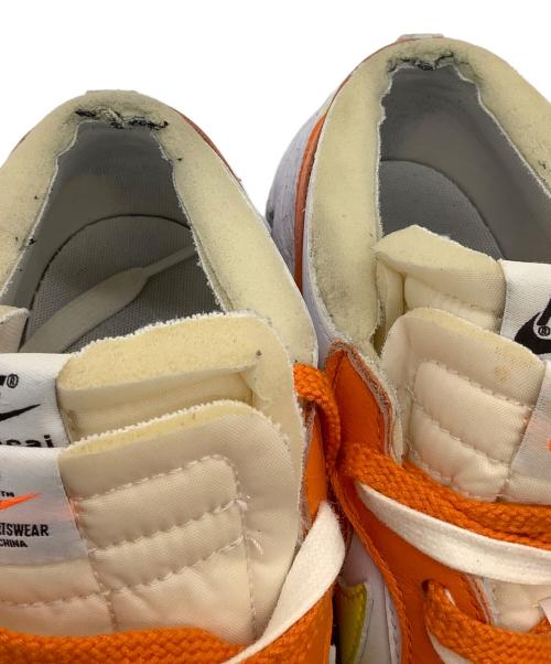 NIKE（ナイキ）NIKE (ナイキ) sacai (サカイ) ブレーザー ロー×sacai ホワイト×オレンジ サイズ:27.5cmの古着・服飾アイテム