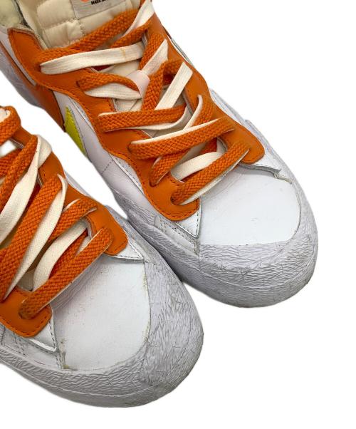 NIKE（ナイキ）NIKE (ナイキ) sacai (サカイ) ブレーザー ロー×sacai ホワイト×オレンジ サイズ:27.5cmの古着・服飾アイテム