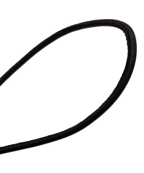 DOLCE & GABBANA（ドルチェ＆ガッバーナ）DOLCE & GABBANA (ドルチェ＆ガッバーナ) DOLCE & GABBANA　コルノネックレス シルバー×ブラックの古着・服飾アイテム