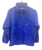 Patagonia SYNCHILLAパタゴニア シンチラ）の古着「ハーフジップフリースジャケット」｜ブルー