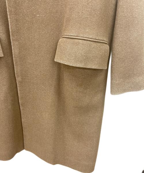 AURALEE（オーラリー）AURALEE (オーラリー) WOOL SILK MELTON SOUTIEN COLLAR COAT ブラウン サイズ:4の古着・服飾アイテム