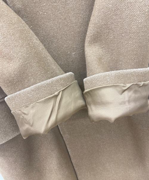 AURALEE（オーラリー）AURALEE (オーラリー) WOOL SILK MELTON SOUTIEN COLLAR COAT ブラウン サイズ:4の古着・服飾アイテム