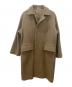 AURALEE（オーラリー）の古着「WOOL SILK MELTON SOUTIEN COLLAR COAT」｜ブラウン
