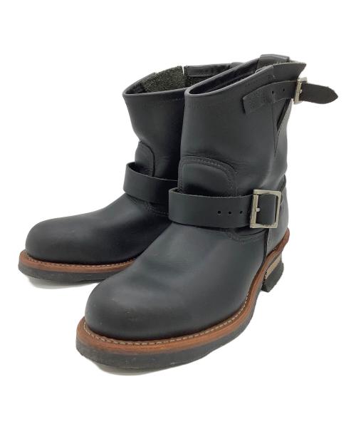 RED WING（レッドウィング）RED WING (レッドウィング) 8インチエンジニアブーツ ブラック サイズ:7 1/2Dの古着・服飾アイテム