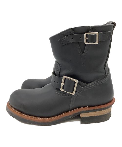 RED WING（レッドウィング）RED WING (レッドウィング) 8インチエンジニアブーツ ブラック サイズ:7 1/2Dの古着・服飾アイテム