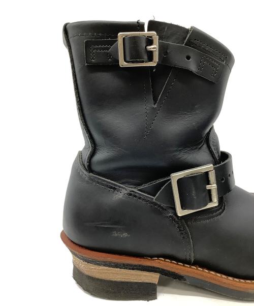RED WING（レッドウィング）RED WING (レッドウィング) 8インチエンジニアブーツ ブラック サイズ:7 1/2Dの古着・服飾アイテム