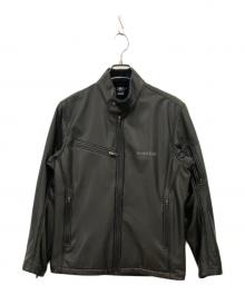 mont-bell（モンベル）の古着「フェイクレザージャケット」｜ブラウン