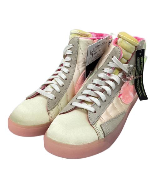 NIKE（ナイキ）NIKE (ナイキ) NIKE　BLAZER MID REBEL　ハイカットスニーカー ホワイト×ピンク サイズ:24.5ｃｍの古着・服飾アイテム