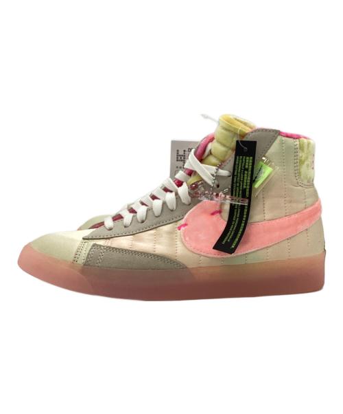 NIKE（ナイキ）NIKE (ナイキ) NIKE　BLAZER MID REBEL　ハイカットスニーカー ホワイト×ピンク サイズ:24.5ｃｍの古着・服飾アイテム