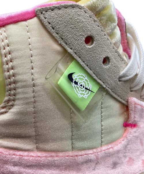 NIKE（ナイキ）NIKE (ナイキ) NIKE　BLAZER MID REBEL　ハイカットスニーカー ホワイト×ピンク サイズ:24.5ｃｍの古着・服飾アイテム