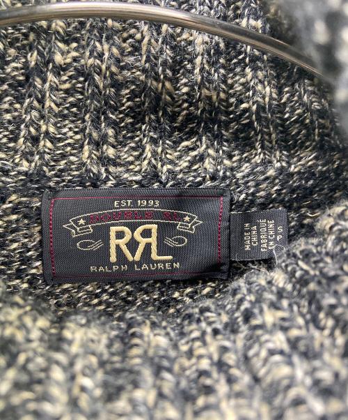 RRL（ダブルアールエル）RRL (ダブルアールエル) 厚手ニット ブラック サイズ:Sの古着・服飾アイテム