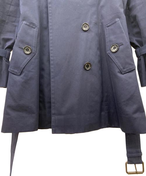 BLUE LABEL CRESTBRIDGE（ブルーレーベルクレストブリッジ）BLUE LABEL CRESTBRIDGE (ブルーレーベルクレストブリッジ) ライナー付トレンチコート ネイビー サイズ:38の古着・服飾アイテム