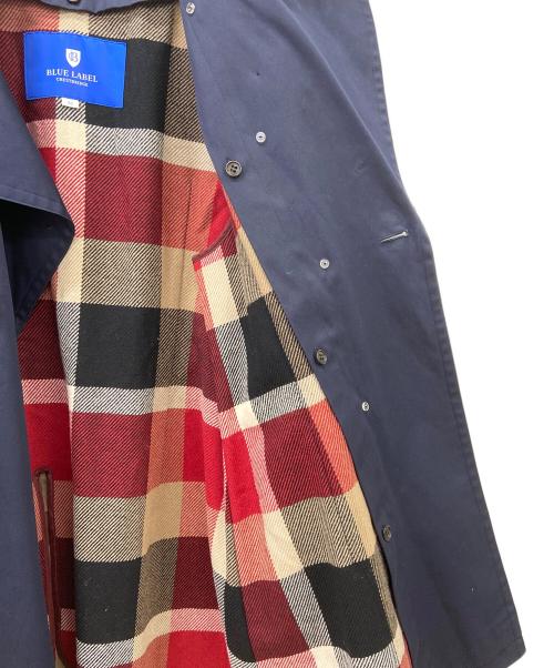 BLUE LABEL CRESTBRIDGE（ブルーレーベルクレストブリッジ）BLUE LABEL CRESTBRIDGE (ブルーレーベルクレストブリッジ) ライナー付トレンチコート ネイビー サイズ:38の古着・服飾アイテム
