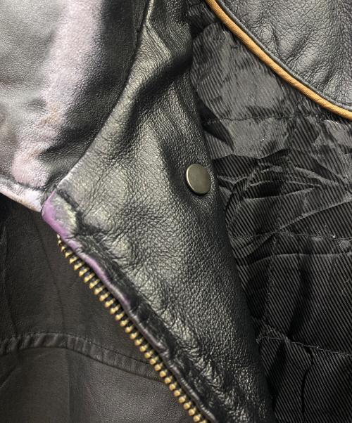 ST JOHN'S BAY（セントジョンズベイ）ST JOHN'S BAY (セントジョンズベイ) レザージャケット ブラック サイズ:XLの古着・服飾アイテム