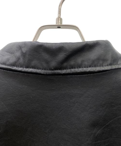 ST JOHN'S BAY（セントジョンズベイ）ST JOHN'S BAY (セントジョンズベイ) レザージャケット ブラック サイズ:XLの古着・服飾アイテム