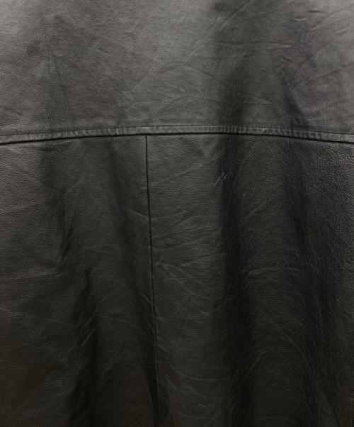 ST JOHN'S BAY（セントジョンズベイ）ST JOHN'S BAY (セントジョンズベイ) レザージャケット ブラック サイズ:XLの古着・服飾アイテム