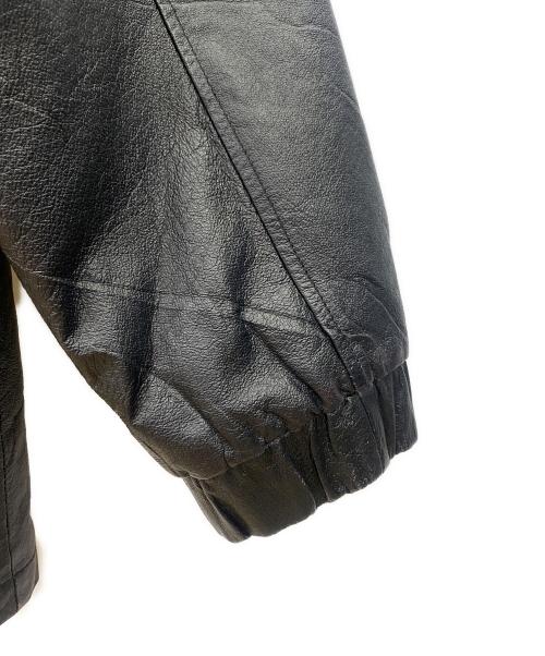 ST JOHN'S BAY（セントジョンズベイ）ST JOHN'S BAY (セントジョンズベイ) レザージャケット ブラック サイズ:XLの古着・服飾アイテム