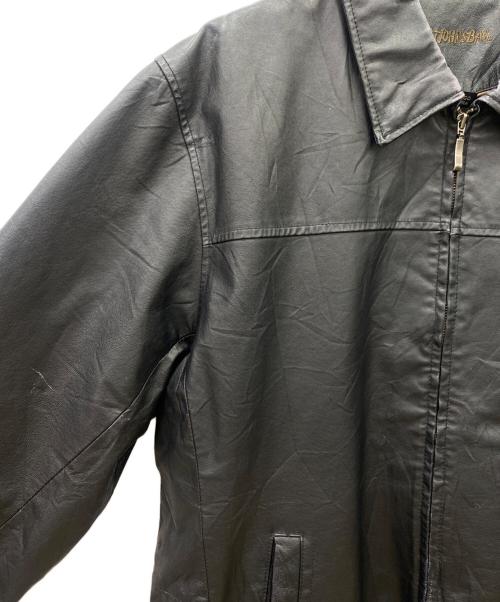 ST JOHN'S BAY（セントジョンズベイ）ST JOHN'S BAY (セントジョンズベイ) レザージャケット ブラック サイズ:XLの古着・服飾アイテム