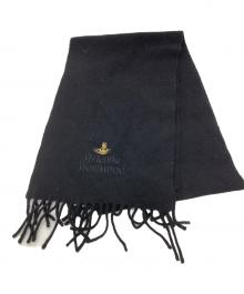 Vivienne Westwood（ヴィヴィアンウエストウッド）の古着「Vivienne Westwood　マフラー」｜ブラック