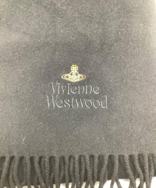 Vivienne Westwood（ヴィヴィアンウエストウッド）Vivienne Westwood (ヴィヴィアンウエストウッド) Vivienne Westwood　マフラー ブラックの古着・服飾アイテム