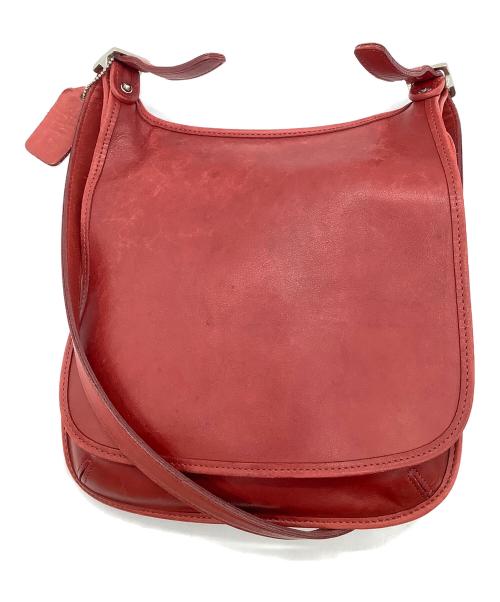 COACH（コーチ）COACH (オールドコーチ) オールドコーチショルダーバッグ レッドの古着・服飾アイテム
